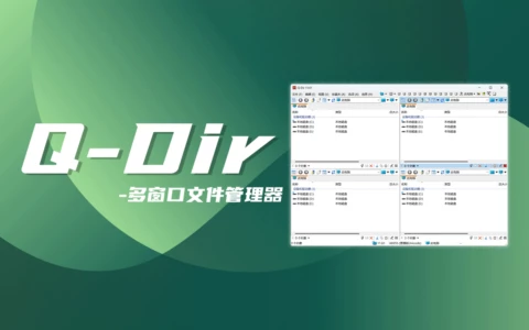 Q-Dir多窗口文件管理器